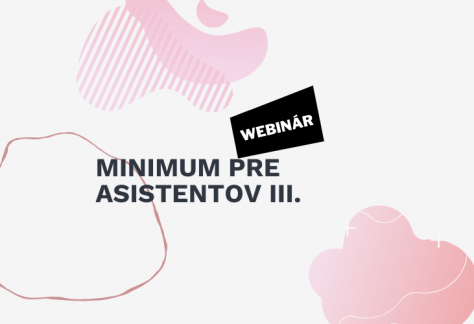webinar minimum pre asistentovIII